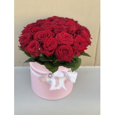 Коробка с розами 25 шт Коробка с розами 25 шт