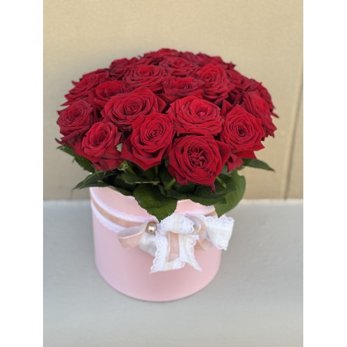 Коробка с розами 25 шт